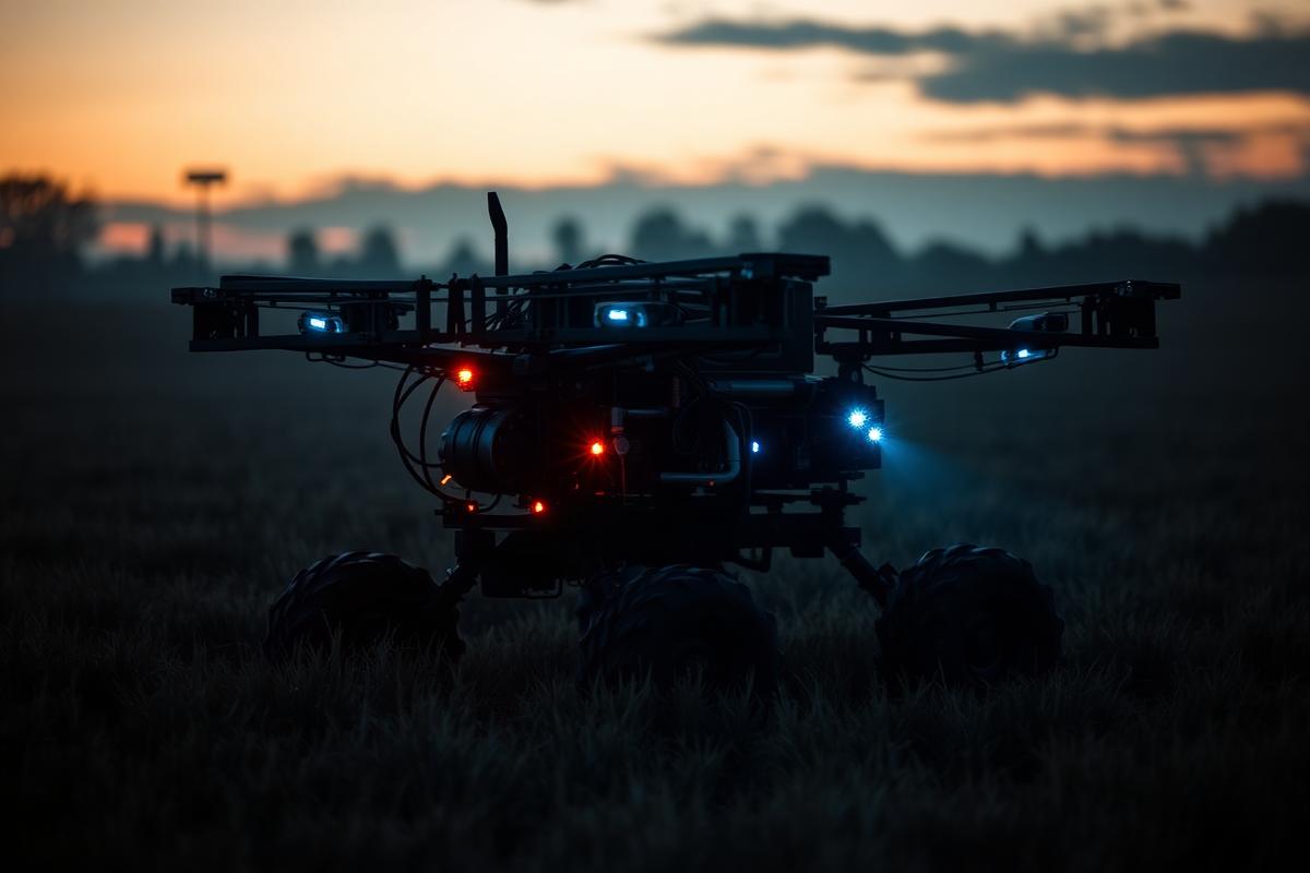 Pesticide Spraying Robot — Remotely operated agri-robot that removes humans from the spray zone